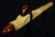 White Church Maple Native American Flute, Minor, Mid F#-4, #F5B